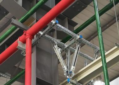 省直辖县级该抗震支架的整体式支吊架结构协调性好